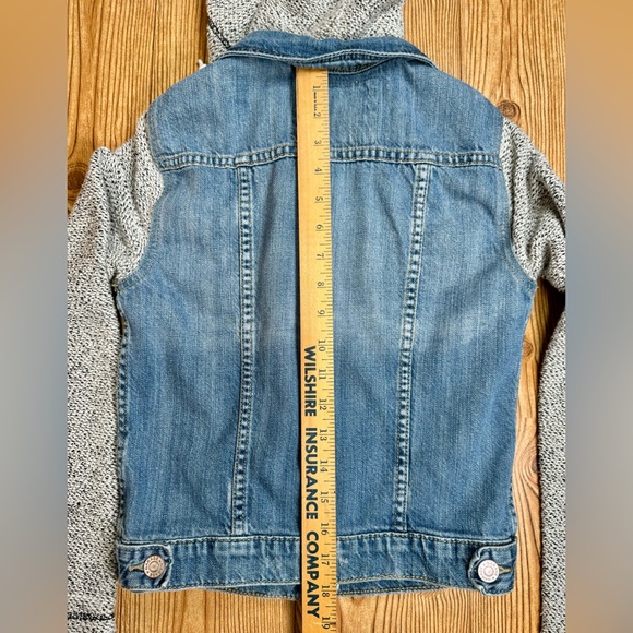 🟢Women’s GARAGE Denim Sweater Jacket Sz XS Casual Street wear Fall - Picture 9 of 9